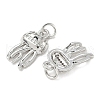 Brass Micro Pave Cubic Zirconia Pendants KK-I355-01P-01-2