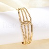 304 Stainless Steel Cuff Bangles for Women BJEW-B120-05G-02-2