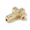 Rack Plating Brass Micro Pave Clear Cubic Zirconia Beads KK-A220-23A-G-2