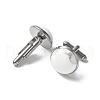304 Stainless Steel Cuff Buttons G-C185-02P-35-2