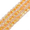 Handmade Foil Lampwork Beads Strands FOIL-K003-04F-1