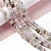 Natural Dendritic Agate Beads Strands X-G-C011-01B-2