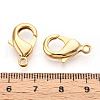 Brass Lobster Claw Clasps KK-YW0004-01D-G-3
