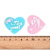 Opaque Acrylic Pendants BACR-N003-01-3