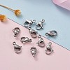 Tarnish Resistant 304 Stainless Steel Lobster Claw Clasps X-STAS-AB12-6