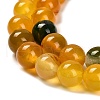 Dyed Natural Agate Beads Strands G-G203-10F-10mm-4