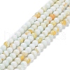 Glass Round Beads Strands GLAA-M044-01D-1