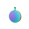 Ion Plating(IP) 304 Stainless Steel Pendants STAS-I311-05A-RC-1
