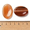 Mother's Day Gifts Oval Natural Red Banded Agate Worry Stone G-H073-06C-3