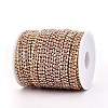 Iron Rhinestone Cup Chains CH-T006-04G-11-2