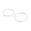 Brass Hoop Earring Findings X-KK-R112-038D-2