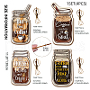 Wood Pendant Decoration WOOD-WH0140-001-2