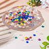 200Pcs 10 Styles 2-Hole Mixed Styles Glass Seed Beads SEED-TA0001-30-4
