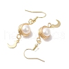 3 Pairs Natural Cultured Freshwater Pearl Dangle Earrings EJEW-JE05738-6