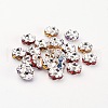 Acrylic Rhinestone Spacer Beads X-RSB6mm-2