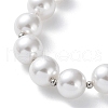 Plastic Pearl Graduated Beaded Necklace NJEW-F317-03P-2