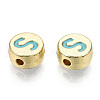 Alloy Enamel Beads ENAM-S122-029S-A-RS-2
