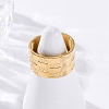 304 Stainless Steel Cuff Rings for Women RJEW-F175-02G-04-5