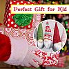 2 Sets 2 Style Cloth Christmas Doll Pendant Decorations HJEW-SZ0001-09-6