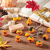 AHADERMAKER 28Pcs 7 Styles Autumn Opaque Resin Pendants RESI-GA0001-25-5