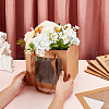 Square Paper Gift Tote Bags with Plastic Visible Window ABAG-WH0051-10C-3