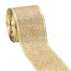 Sparkle Wired Edge Polyester Ribbon OCOR-WH0071-026A-1