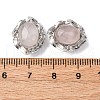 Natural Rose Quartz Oval Multi-Strand Links G-G207-02P-09-3
