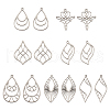  Jewelry 14Pcs 7 Style Stainless Steel Pendants STAS-PJ0001-46-9