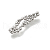 Brass Ball Chain Multi-Strand Connector Charms KK-U061-06P-2