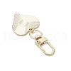 Alloy Enamel Heart Pendant Decorations HJEW-JM03150-01-4