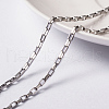Non-Tarnish 3.28 Feet 304 Stainless Steel Venetain Chains X-CHS-H007-34P-1