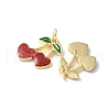Brass Enamel Pendants KK-A252-38G-08-2