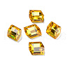 Glass Rhinestone Cabochons RGLA-J034-B-TG-2