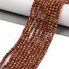 Synthetic Green Goldstone Beads Strands G-L581A-004B-01-2