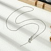 1mm Rack Plating Brass Cable Chain Adjustable Slider Necklaces for Women Men MAK-L044-03P-3