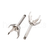 304 Stainless Steel Stud Earring Findings STAS-B091-02C-06P-2