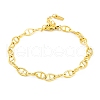 Ion Plating(IP) 304 Stainless Steel Mariner Link Chain Bracelets for Women BJEW-A013-01G-1