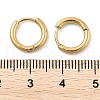 Ion Plating(IP) 304 Stainless Steel Hoop Earrings X-EJEW-P177-G-06-4