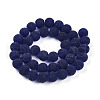 Transparent Glass Beads Strands GLAA-T032-T10mm-MD15-2