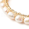 Mother's Day Jewellery Brass Cuff Bangles X-BJEW-JB06615-4