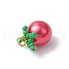 Glass Pearl Pendants PALLOY-MZ00745-03-4
