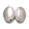 316 Stainless Steel Locket Pendants STAS-O135-05P-4