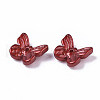 Spray Painted Glass Charms GLAA-N035-08A-H01-3