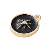 Zinc Alloy Enamel Pendants ENAM-Z011-01G-B-2