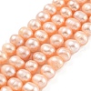Natural Cultured Freshwater Pearl Beads Strands PEAR-C003-09E-2