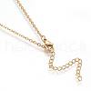 Natural Quartz Crystal Openable Perfume Bottle Pendant Necklaces NJEW-G325-04G-5