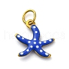 304 Stainless Steel Enamel Charms STAS-E550-40G-04-1