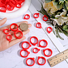 Gorgecraft 60Pcs 2 Style Silicone Pendant SIL-GF0001-43B-3