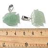 Natural Green Aventurine Pendants G-B127-16P-03-3