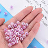 Transparent Crackle Acrylic Beads MACR-S373-66-L01-6